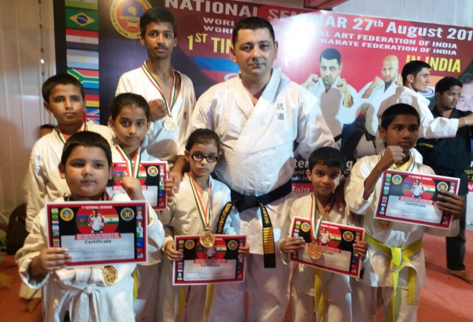 Azərbaycan Budo Döyüş Növləri Federasiyasının Hindistanda seminarı keçirilib