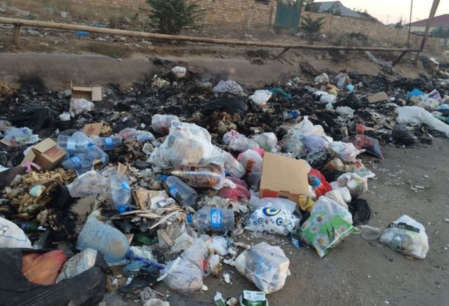 На территории Сураханского района выявлен факт поджога отходов