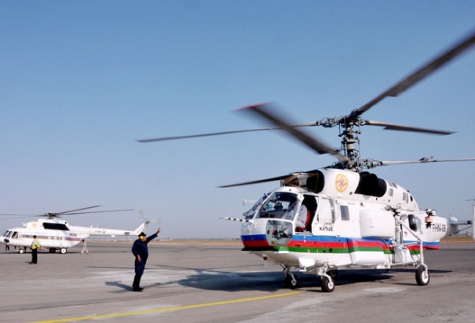 Azerbaijan sends another helicopter to Georgia to help tackle forest fires