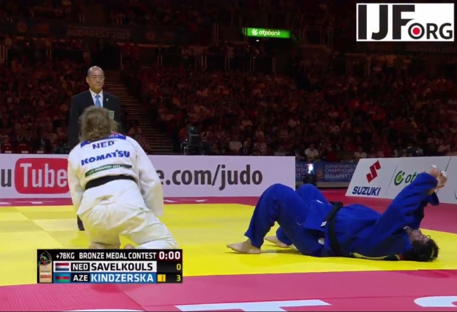Azərbaycanın iki cüdoçusu Elmar Qasımov və İrina Kindzerska dünya çempionatında bürünc medal qazanıb YENİLƏNİB