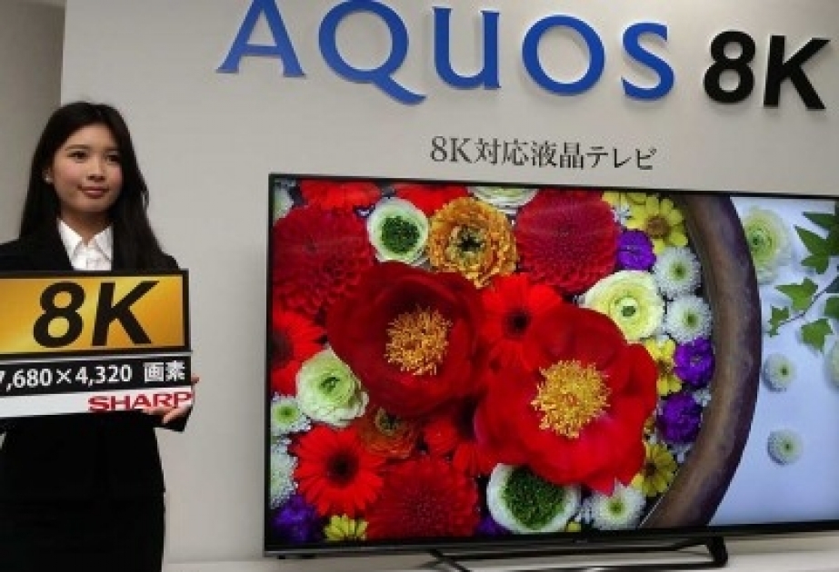 “Sharp Aquos 8K TV” televizoru nümayiş olunub