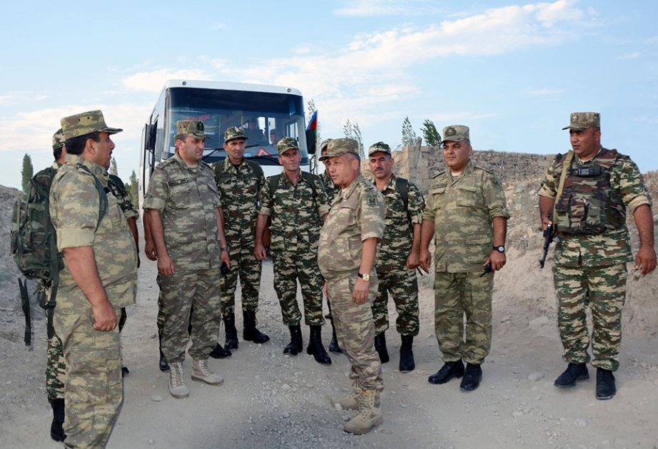 Qarabağ müharibəsi veteranları fəxri döyüş növbəsində