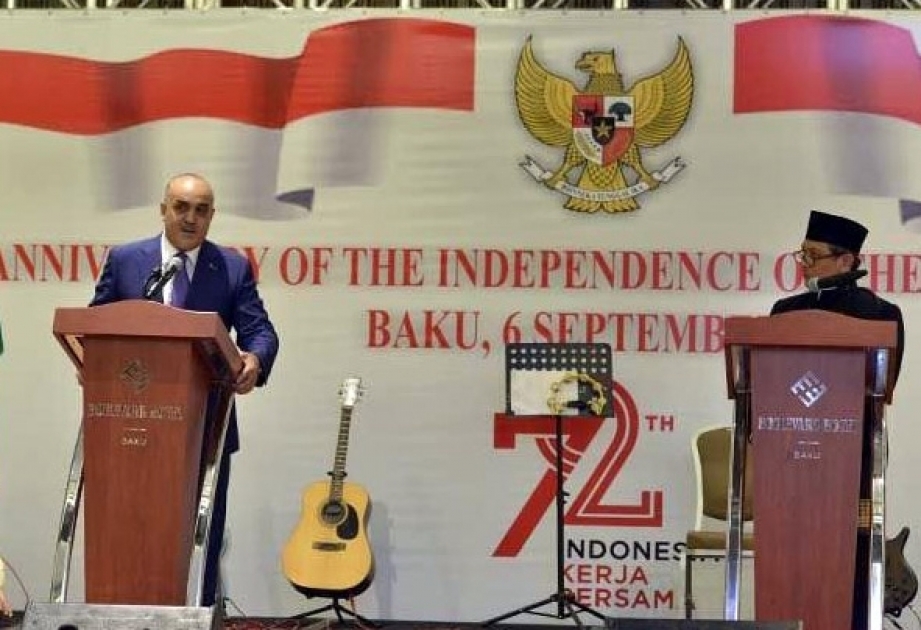 Bakıda İndoneziyanın müstəqilliyinin 72-ci ildönümü qeyd edilib