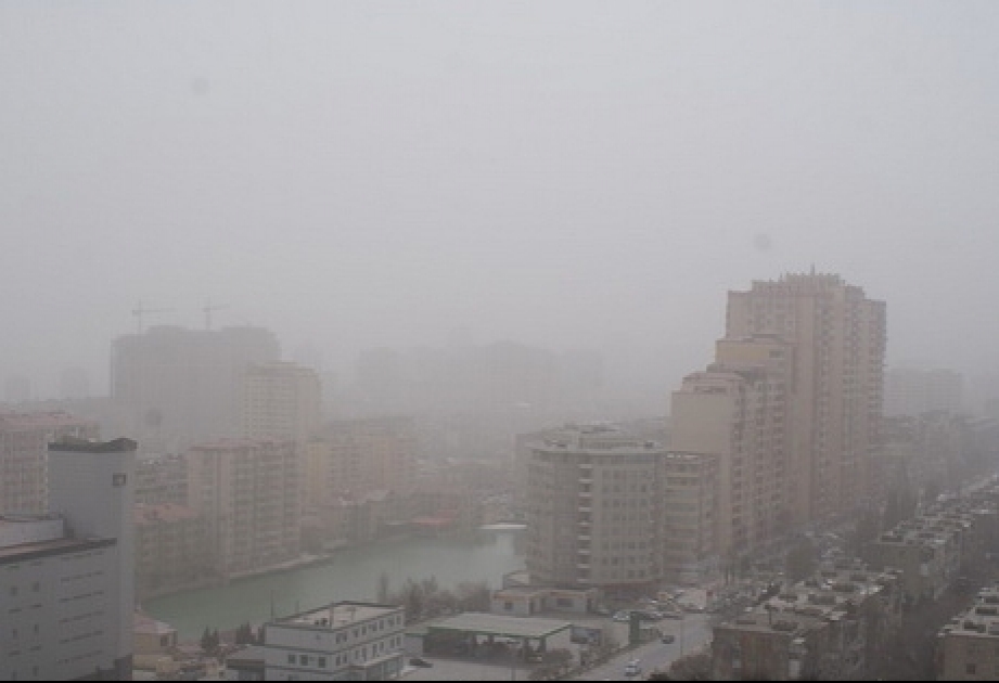 Gün ərzində atmosfer havasındakı tozun miqdarı sanitar normadan 30-40 faiz çox olub