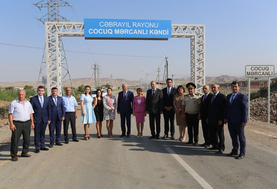 Binəqədi rayonunun nümayəndə heyəti Cocuq Mərcanlıda olub