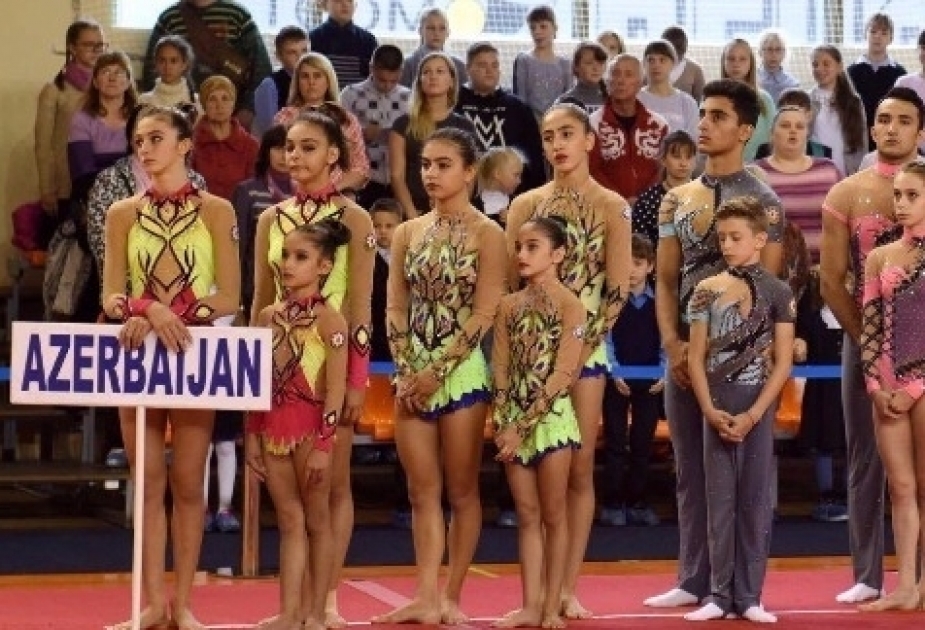 Azerbaijani acrobatic gymnasts win three medals in Russia