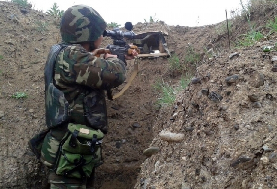 Ermənistan ordusu qumbaraatanlardan da istifadə etməklə sutka ərzində atəşkəsi 127 dəfə pozub VİDEO