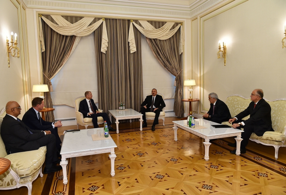 President Ilham Aliyev received Statoil Executive Vice President VIDEO