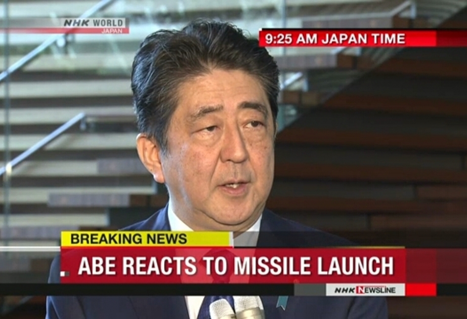 Şinzo Abe BMT-ni Şimali Koreyaya qarşı sanksiyaların tam icrasına çağırıb
