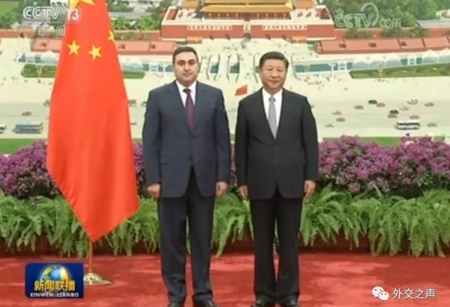 阿塞拜疆新任驻华大使向中国国家主席递交任职国书