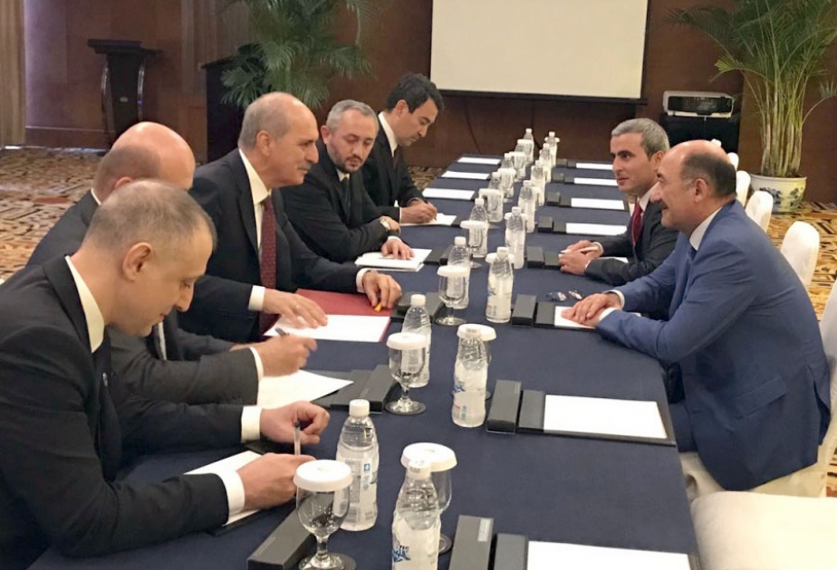 Əbülfəs Qarayev BMDTT-nin Baş Assambleyasında bir sıra rəsmi şəxslərlə turizm sahəsindəki əməkdaşlığı müzakirə edib