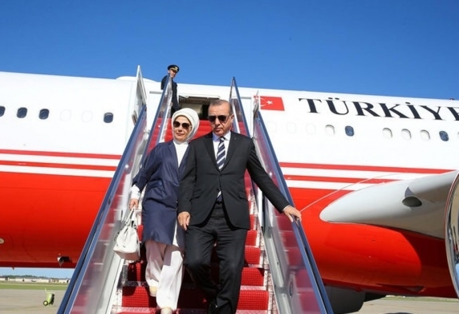 Türkischer Präsident Recep Tayyip Erdogan reist in die USA