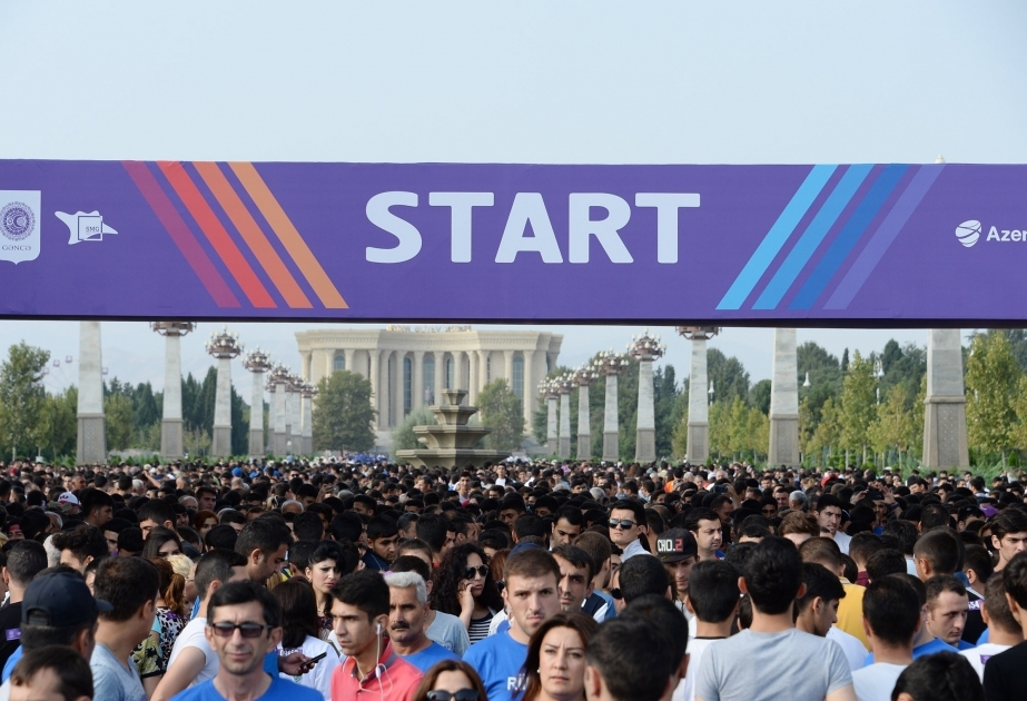 Ganja Marathon-2017, organized at initiative of Heydar Aliyev Foundation kicks off VIDEO