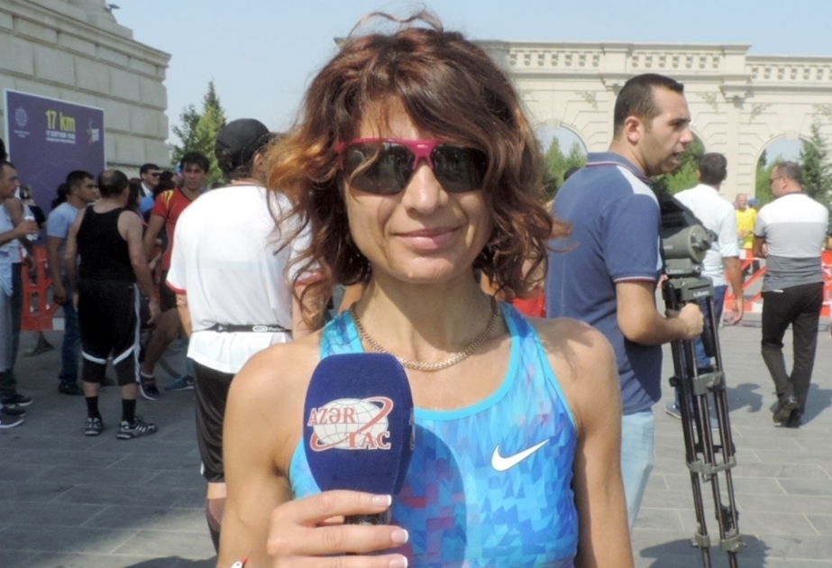 Volentina Poltavska: Çox şadam ki, Gəncədə keçirilən ilk marafonda birinci oldum