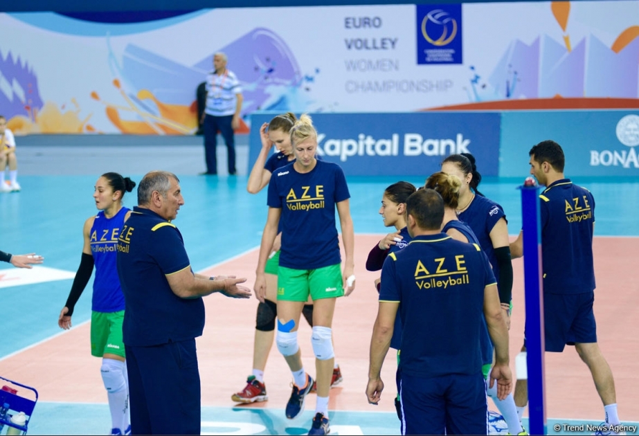Azərbaycanın qadın voleybolçuları İtaliya yığması ilə yoldaşlıq görüşü keçirib
