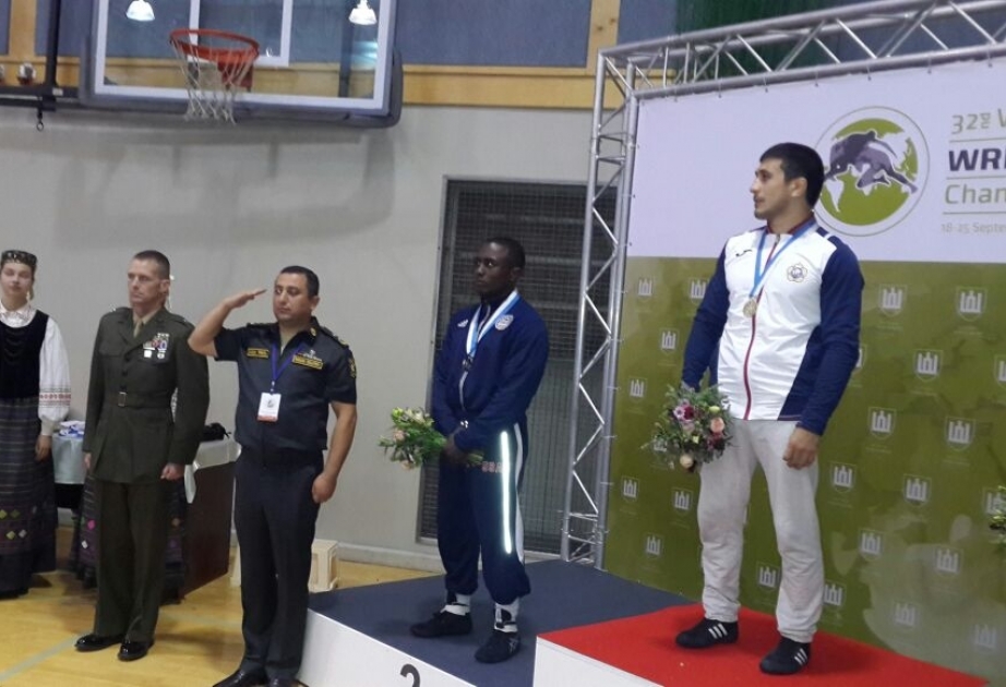 Azərbaycan idmançısı hərbçilər güləşçilər arasında dünya çempionatında qızıl medala sahib olub
