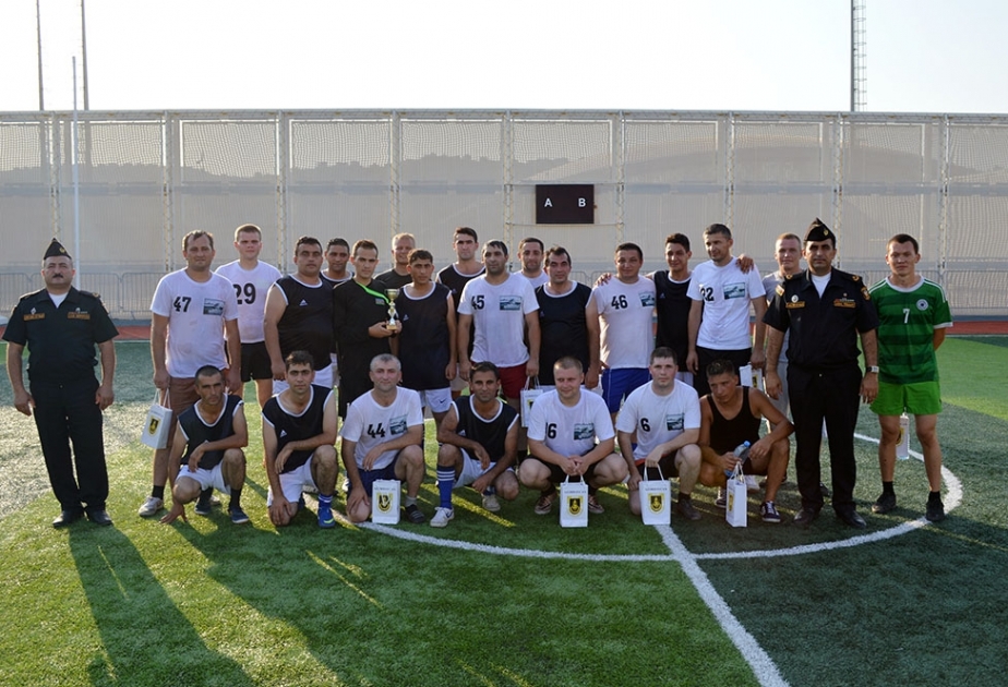 Azərbaycanın və Rusiyanın hərbi dənizçiləri arasında mini-futbol görüşü təşkil olunub