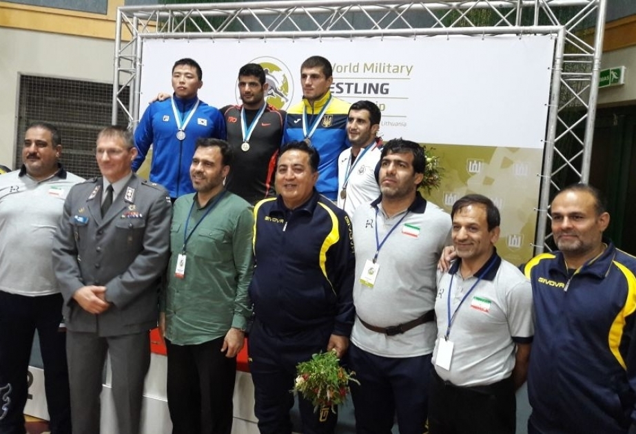 Azerbaijani freestyle wrestlers rank 3rd in medal table of World Military Championships