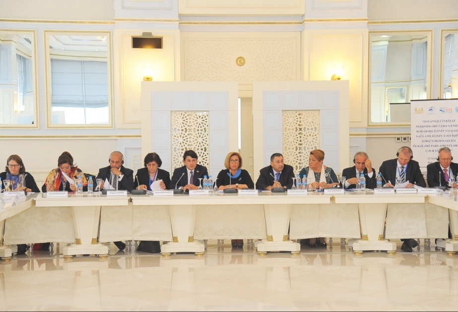 Milli Məclisdə gender bərabərliyinin və qadın sağlamlığının təşviqinə dair beynəlxalq konfrans keçirilir