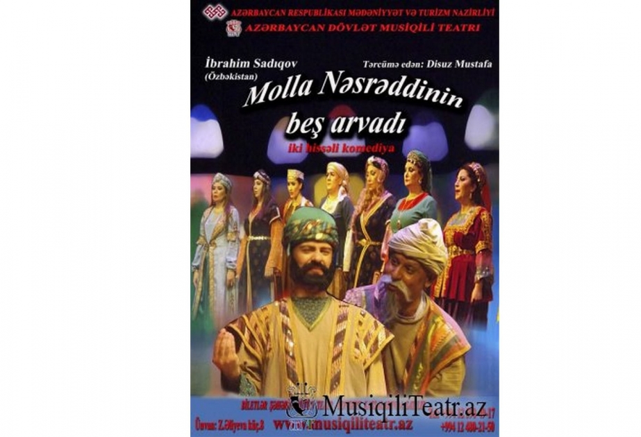 “Molla Nəsrəddinin beş arvadı” Musiqili Teatrda