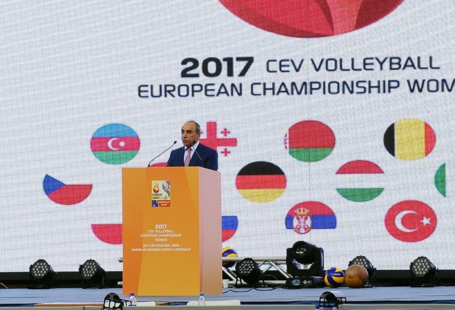 2017 CEV Volleyball European Championship – Women officially opens in Baku