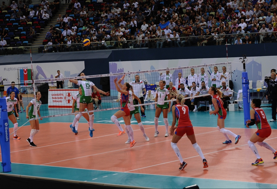 Championnat d’Europe : les volleyeuses azerbaïdjanaises ont battu les Hongroises