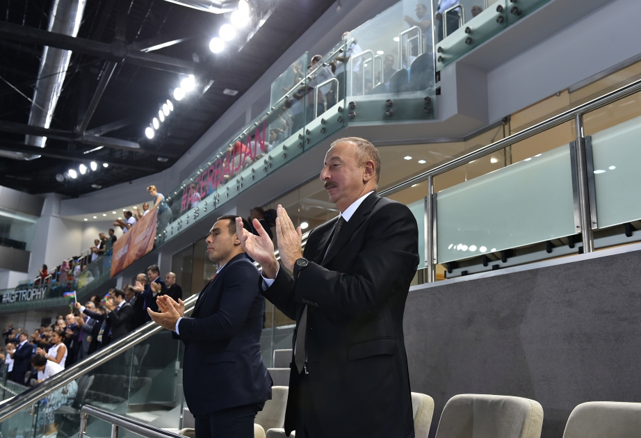 Команда Aзербайджана начала чемпионат Европы по женскому волейболу с победы  Президент Ильхам Алиев посмотрел игру нашей национальной команды ВИДЕО