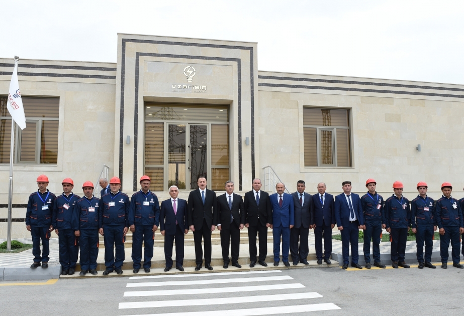 President Ilham Aliyev attended opening of Garagashli substation in Salyan VIDEO