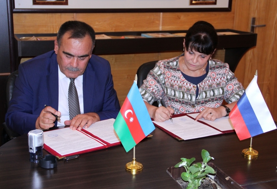 Les universités agraires d’Azerbaïdjan et de Russie signent un contrat de coopération