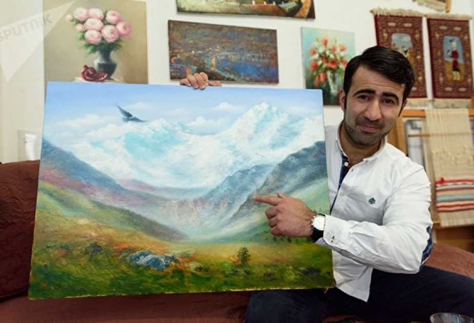 Азербайджанский художник творит в Эстонии
