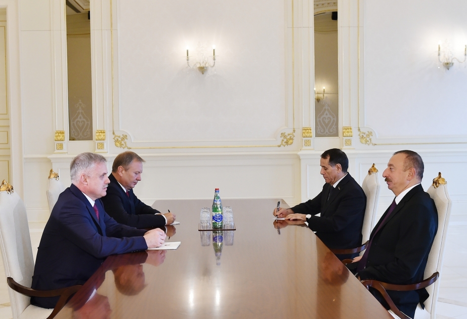 Le président azerbaïdjanais reçoit le secrétaire d’Etat du Conseil de sécurité biélorusse VIDEO