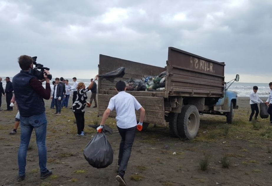 “Xəzər həftəsi” çərçivəsində növbəti ekoloji aksiya Xaçmaz rayonunda keçirilib