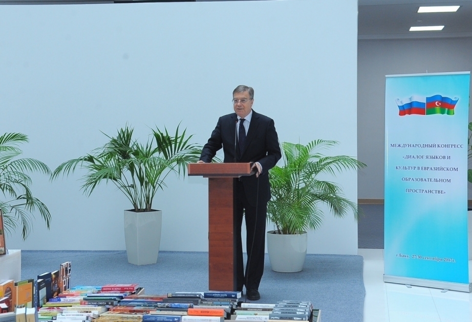 Bakıda “Avrasiya təhsil məkanında dillərin və mədəniyyətlərin dialoqu” mövzusunda beynəlxalq konqres açılıb VİDEO