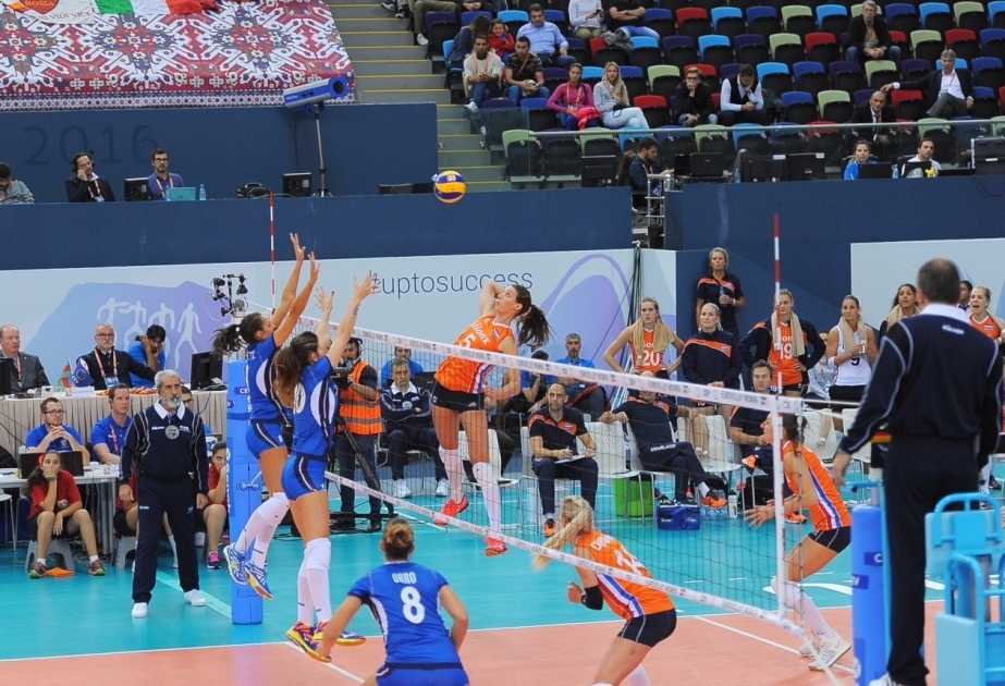 Niderlandın qadın voleybolçuları Avropa çempionatının yarımfinalına yüksəliblər