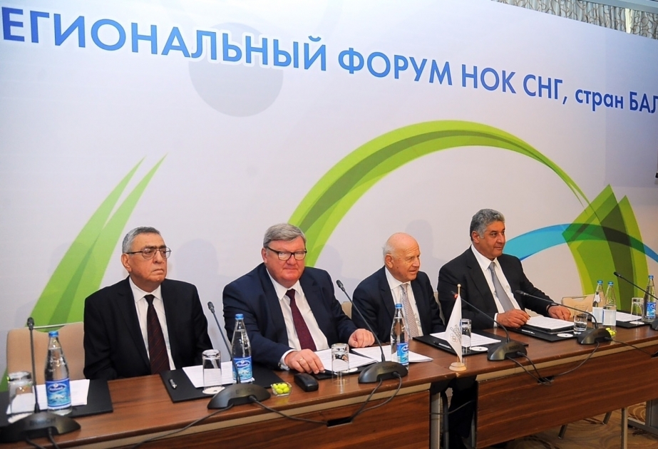 Bakıda MDB və Baltikyanı ölkələrin, Gürcüstanın Milli Olimpiya komitələrinin ikigünlük forumu işə başlayıb VİDEO