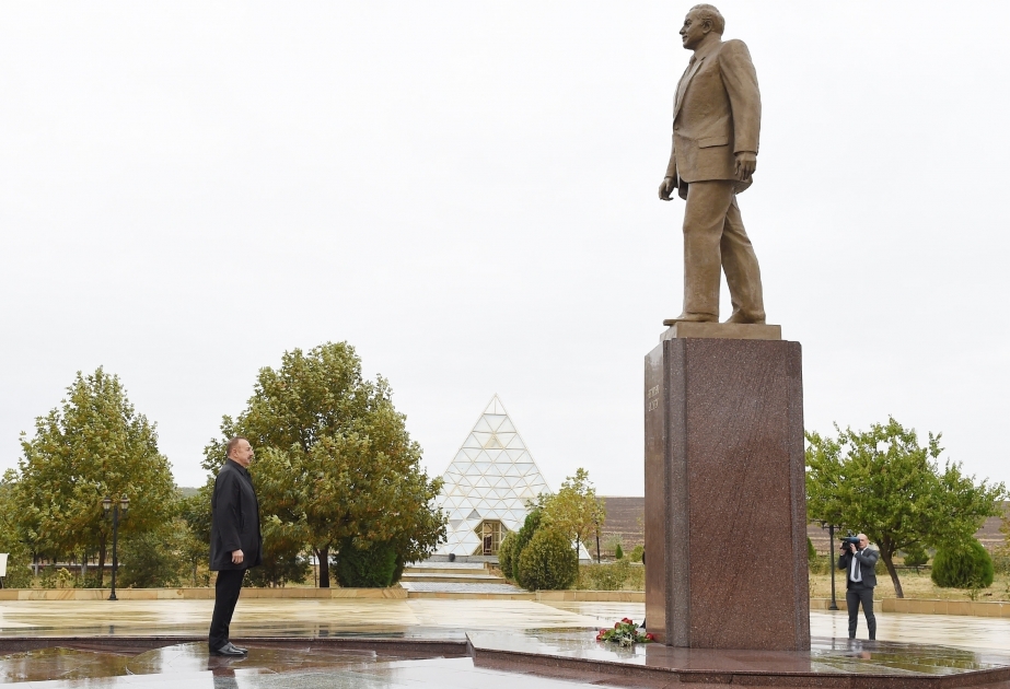 Staatspräsident Ilham Aliyev zu Besuch in Gobustan VIDEO