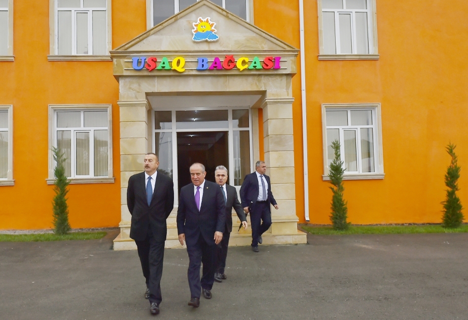 In Gobustan neue Kindereinrichtung zur Nutzung übergeben VIDEO