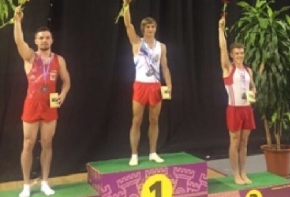 Azerbaijani gymnast wins trampoline world cup