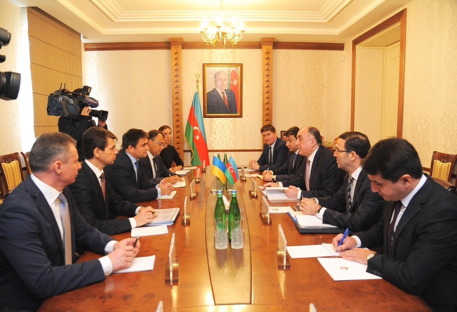 Проходит встреча министров иностранных дел Азербайджана и Украины