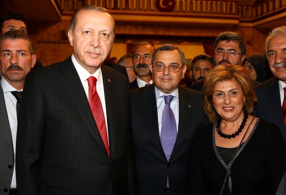 سفير أذربيجان السابق في تركيا يلتقي بالرئيس أردوغان