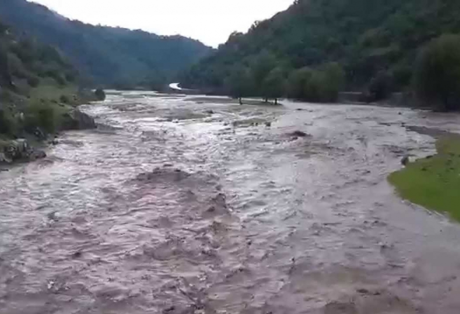 В пункте Эйричай на реке Ганых отмечено повышение уровня воды на 42 см