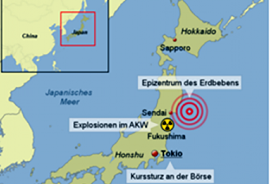 Erdbeben der Stärke 6.3 Ostküste Japans erschüttert