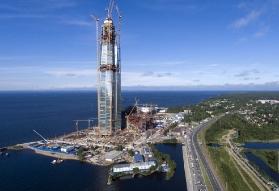 Lakhta Center- höchstes Gebäude in Europa