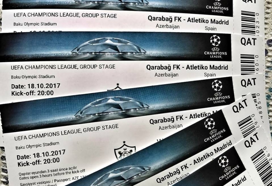 “Qarabağ”–“Atletiko Madrid” oyununa 20 min bilet satılıb
