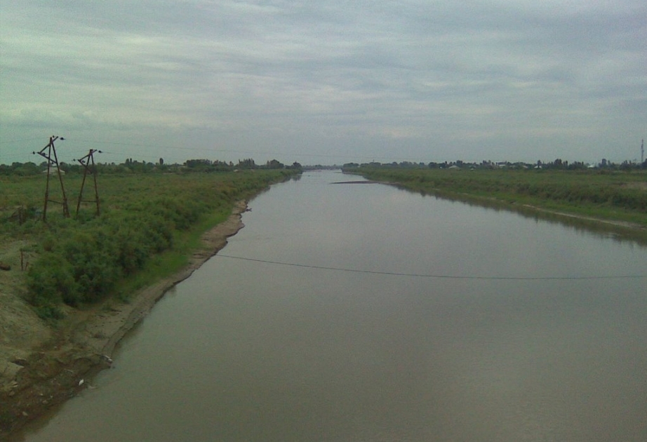 В пункте Новрузлу реки Араз отмечено понижение уровня воды на 40 см