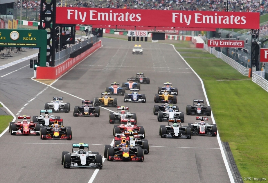 Britaniyalı Formula-1 yürüşçüsü Lyuis Hemilton Yaponiya Qran-Prisinin qalibi olub