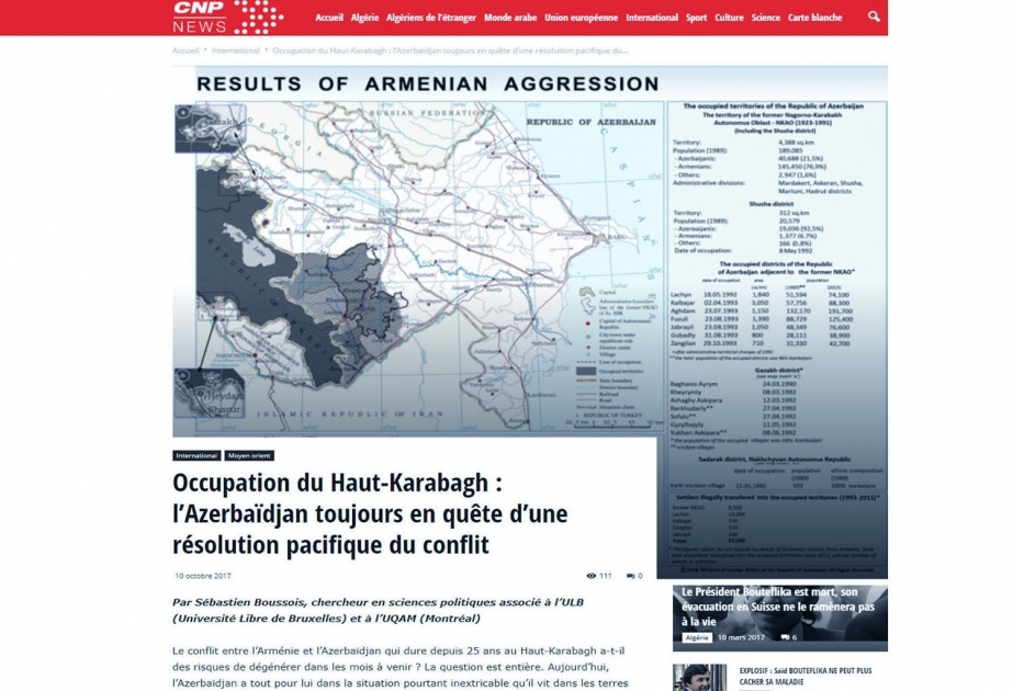 French political analyst: Azerbaijan is a powerful country ready to liberate its territories by any means