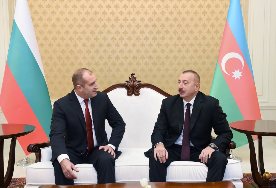 Treffen der Präsidenten und First Ladys von Aserbaidschan und Bulgarien VIDEO