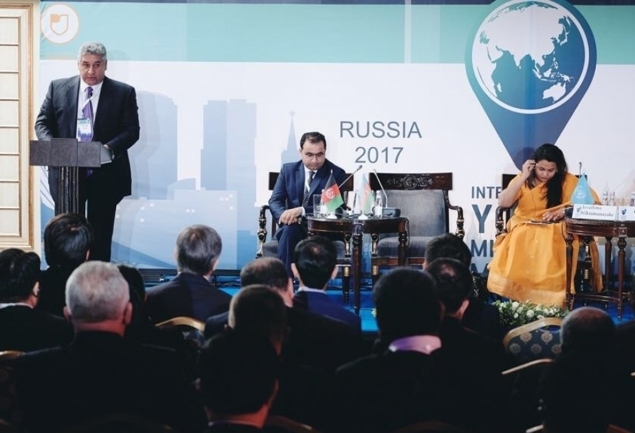 Moskvada beynəlxalq tədbirdə Azərbaycanda dövlət gənclər siyasətinin uğurlarından danışılıb