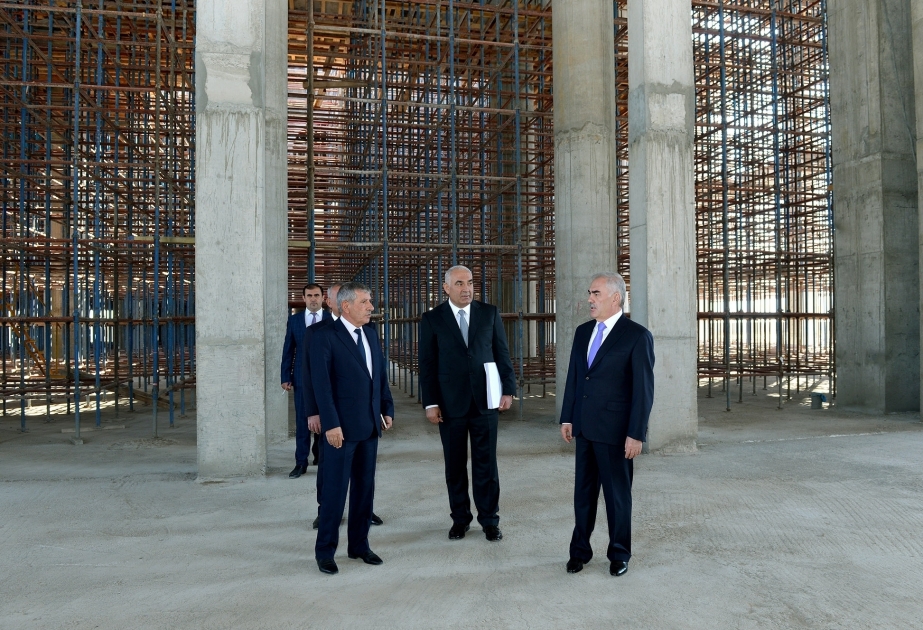 Naxçıvan şəhərində yeni məscid binası tikilir